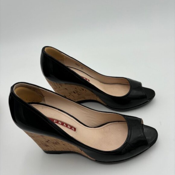 Prada PeepToe Wedge - Picture 2 of 6